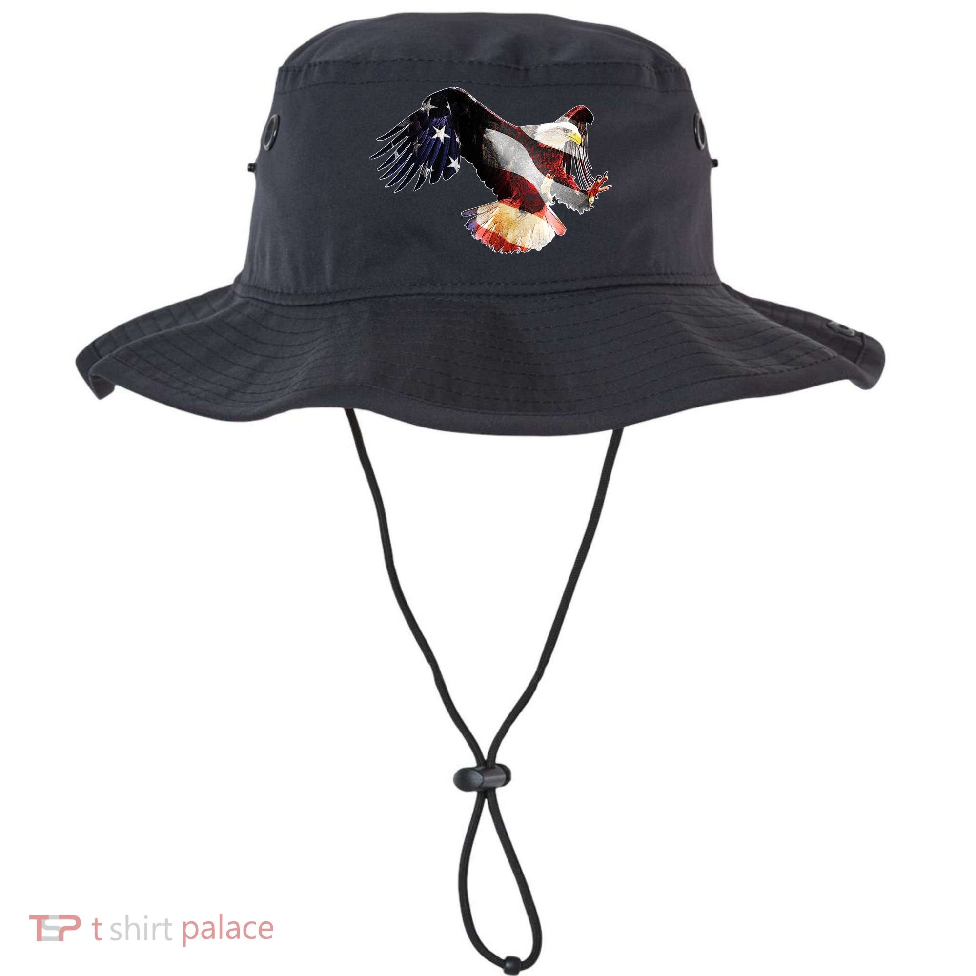 Patriotic American Bold Eagle Bucket Hat