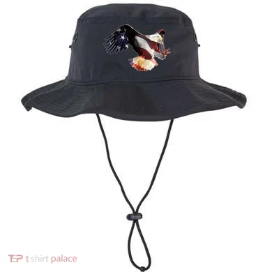 Patriotic American Bold Eagle Bucket Hat