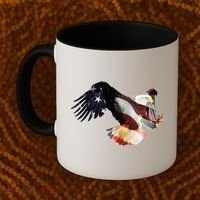 Patriotic American Bold Eagle Coffee Mug thumb 2