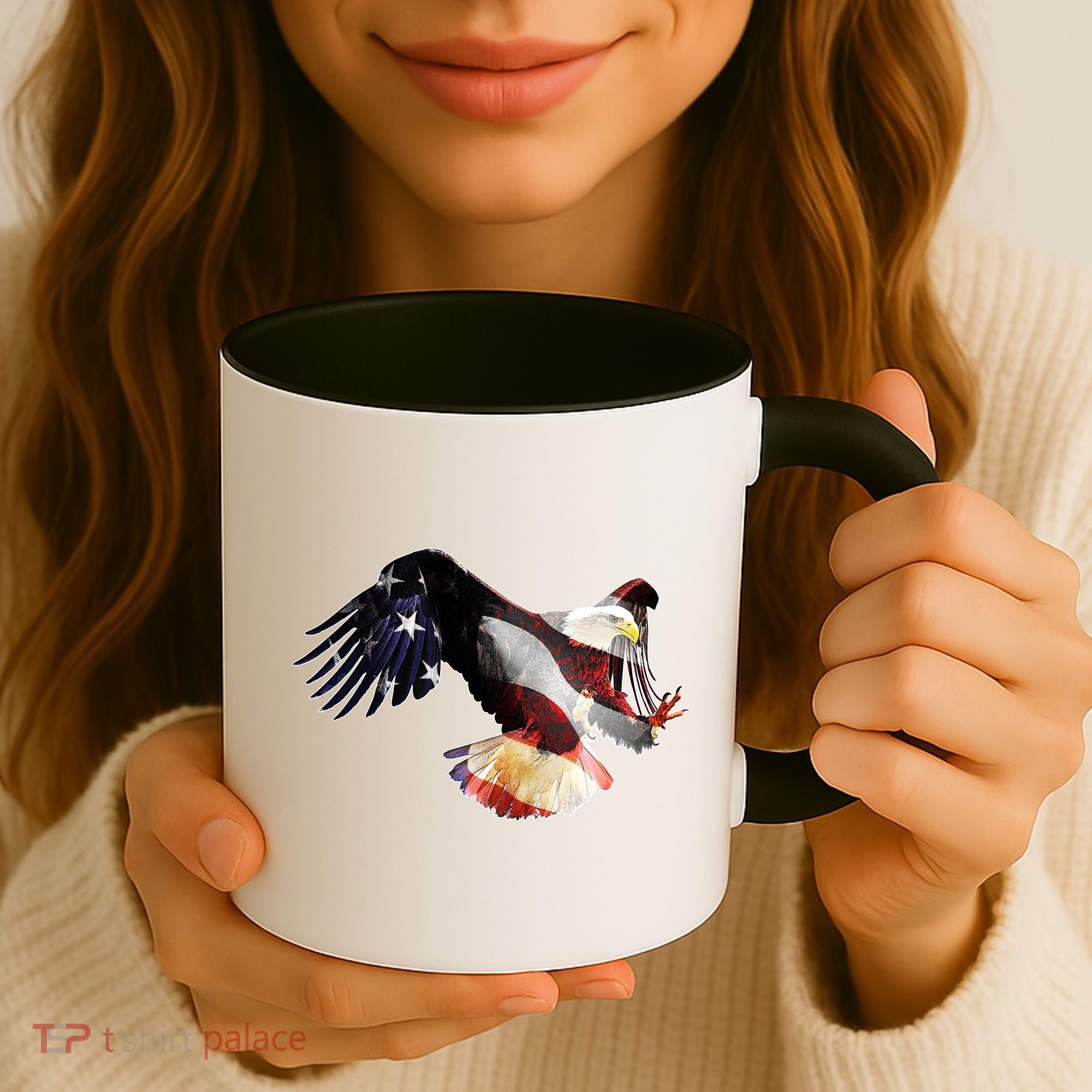 Patriotic American Bold Eagle Coffee Mug