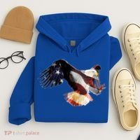 Patriotic American Bold Eagle Hoodie thumb 4