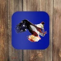 Patriotic American Bold Eagle Coaster thumb 0