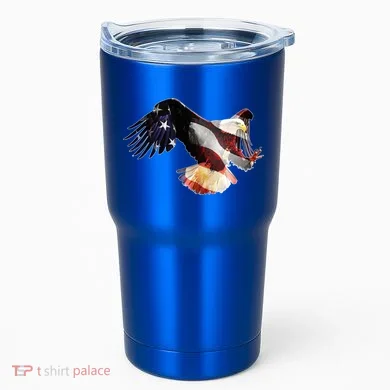 Patriotic American Bold Eagle Tumbler