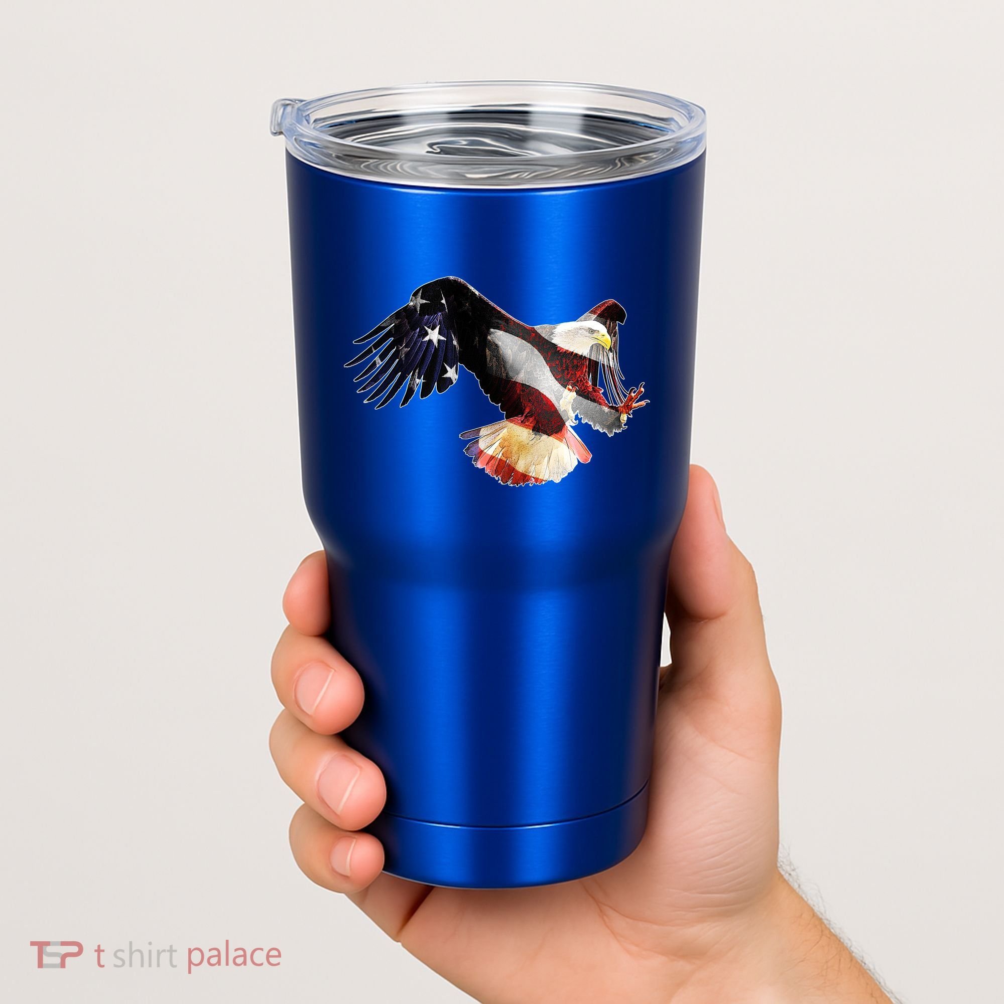 Patriotic American Bold Eagle Tumbler