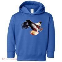 Patriotic American Bold Eagle Toddler Hoodie thumb 0