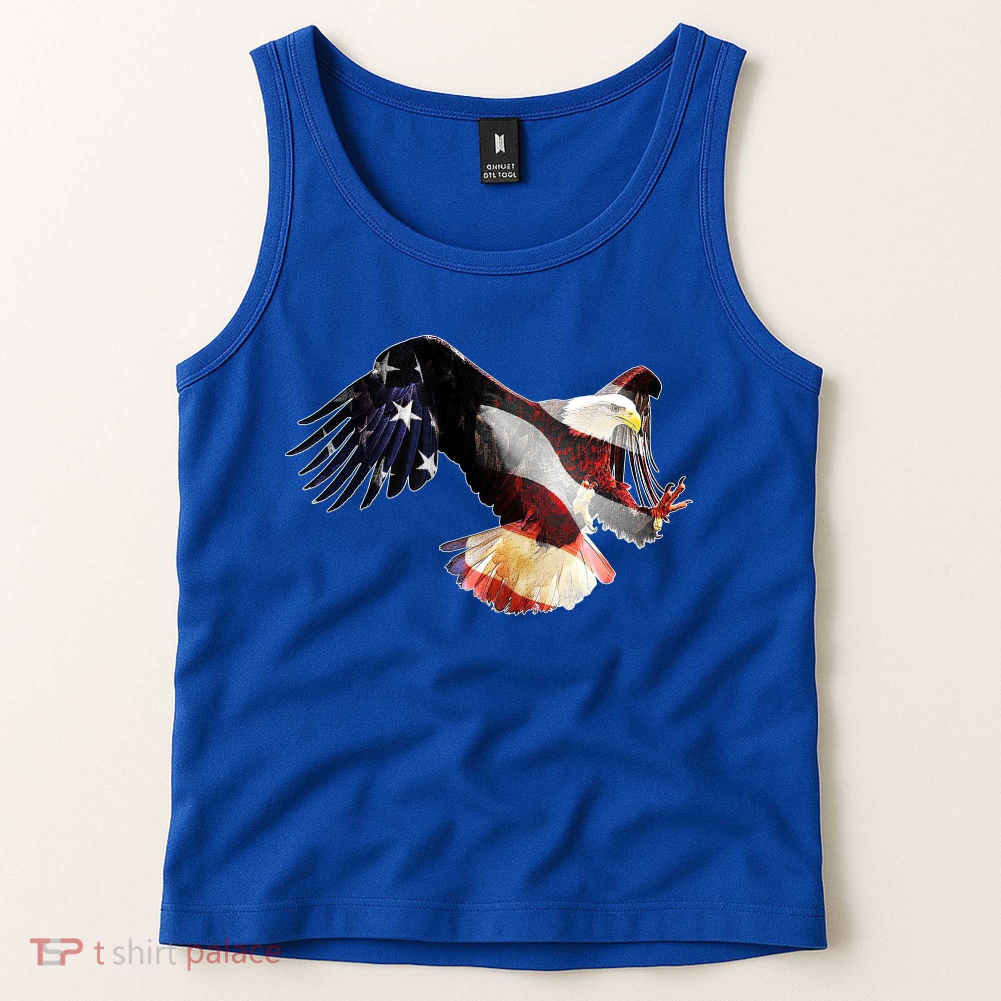 Patriotic American Bold Eagle Tank Top