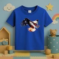Patriotic American Bold Eagle Toddler T-Shirt thumb 3