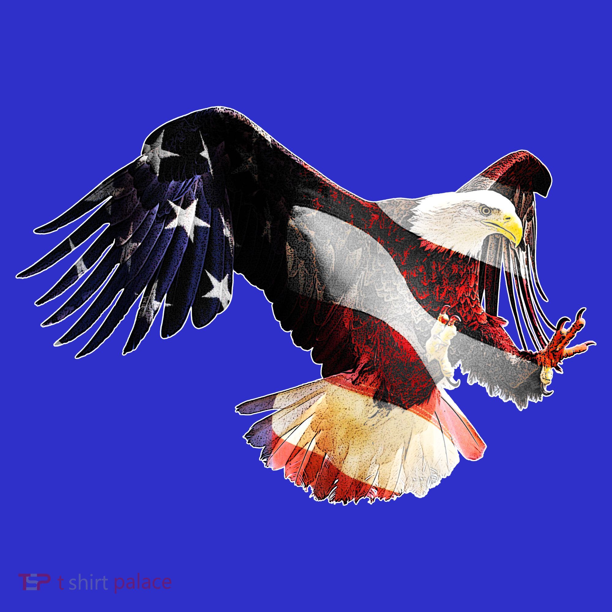 Patriotic American Bold Eagle Women's Long Sleeve Shirt