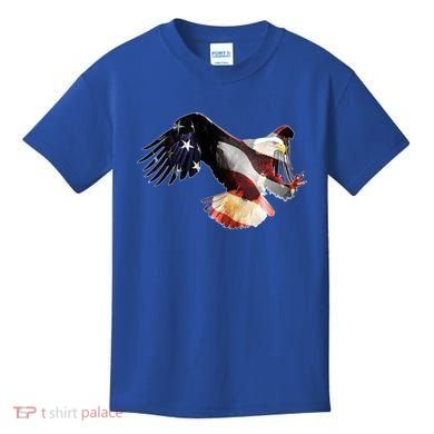 Patriotic American Bold Eagle Kids T-Shirt