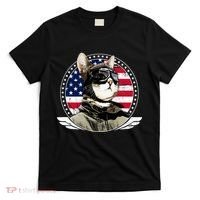 Patriotic American Cat Pilot T-Shirt thumb 0