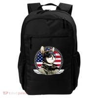 Patriotic American Cat Pilot Backpack thumb 0