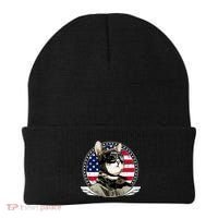 Patriotic American Cat Pilot Beanie thumb 0