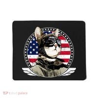 Patriotic American Cat Pilot Mousepad thumb 0