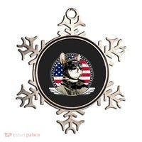 Patriotic American Cat Pilot Ornament thumb 0