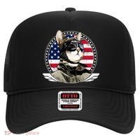 Patriotic American Cat Pilot Hat thumb 0
