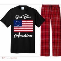 Patriotic Betsy Ross Flag God Bless America Pajama Set thumb 0