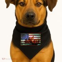 Patriotic Betsy Ross The Crossing Of Delaware USA-Made Doggie Bandana thumb 1