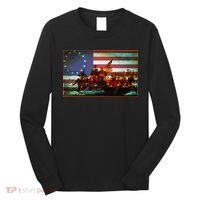 Patriotic Betsy Ross The Crossing Of Delaware Long Sleeve Shirt thumb 0