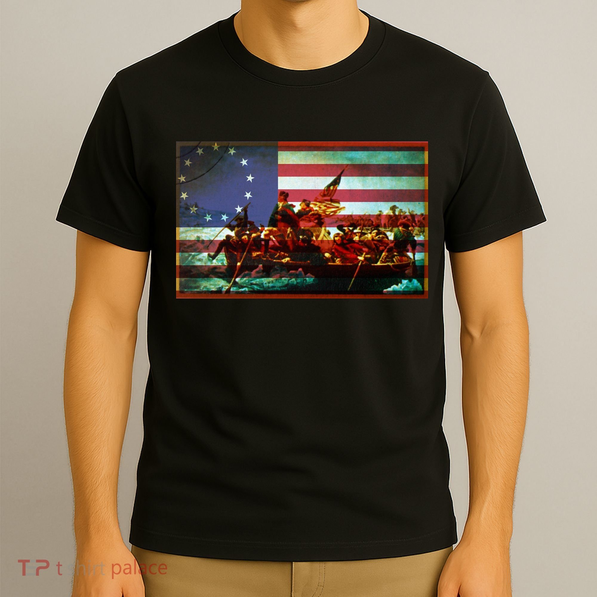 Patriotic Betsy Ross The Crossing Of Delaware T-Shirt