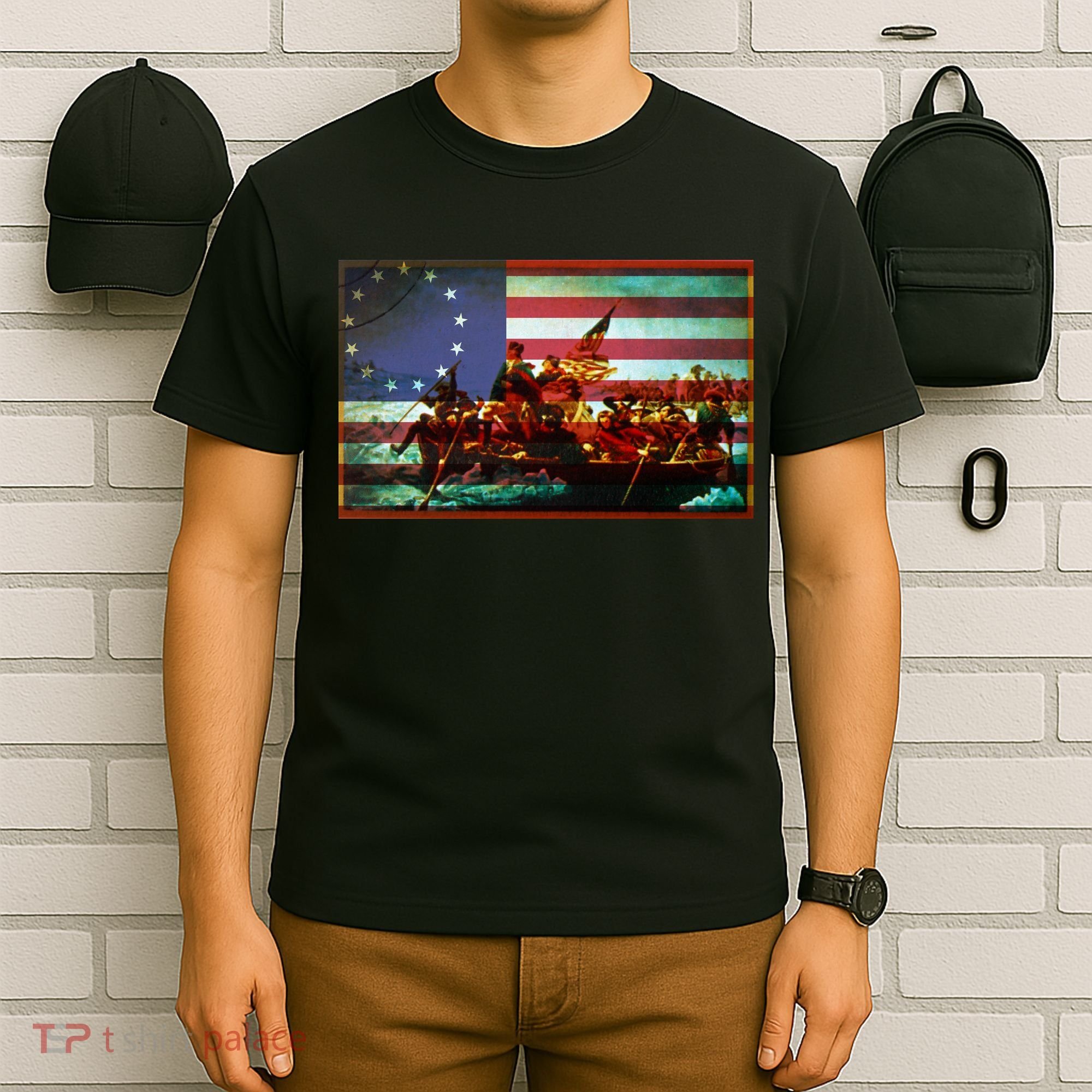 Patriotic Betsy Ross The Crossing Of Delaware T-Shirt