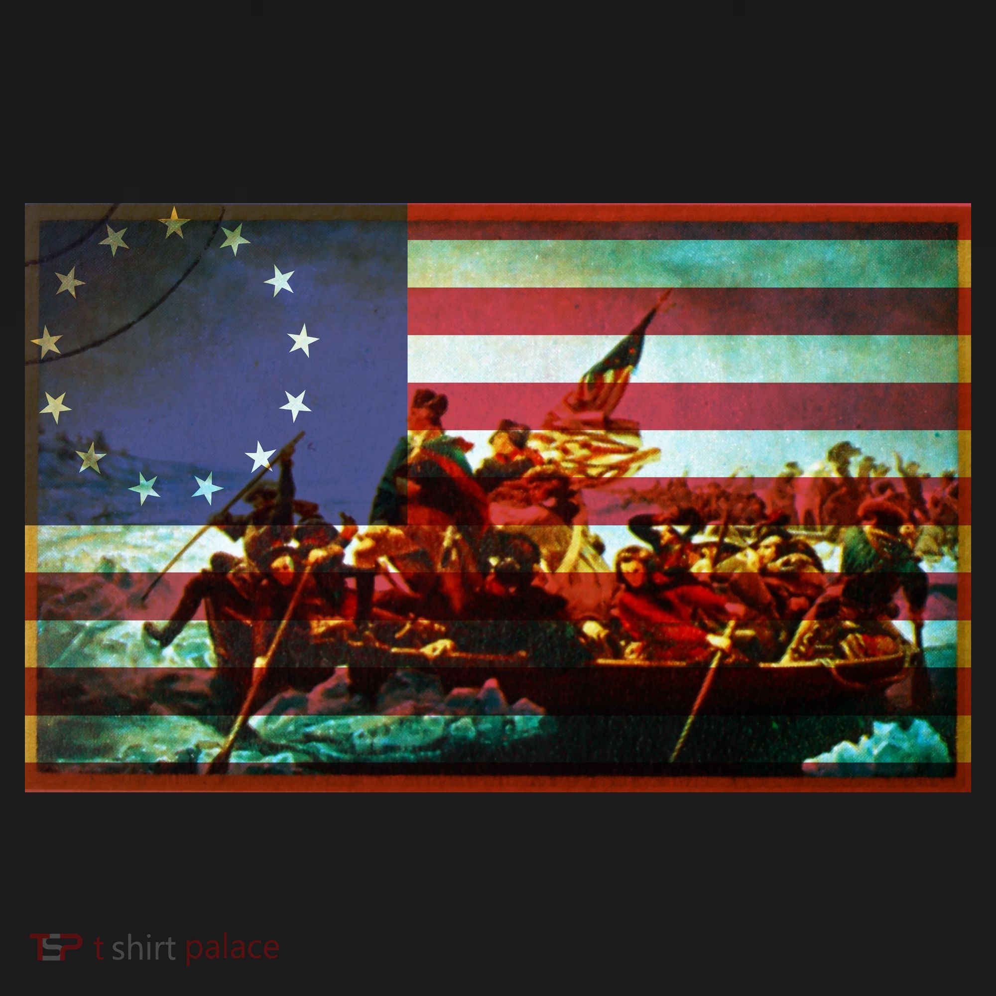 Patriotic Betsy Ross The Crossing Of Delaware T-Shirt