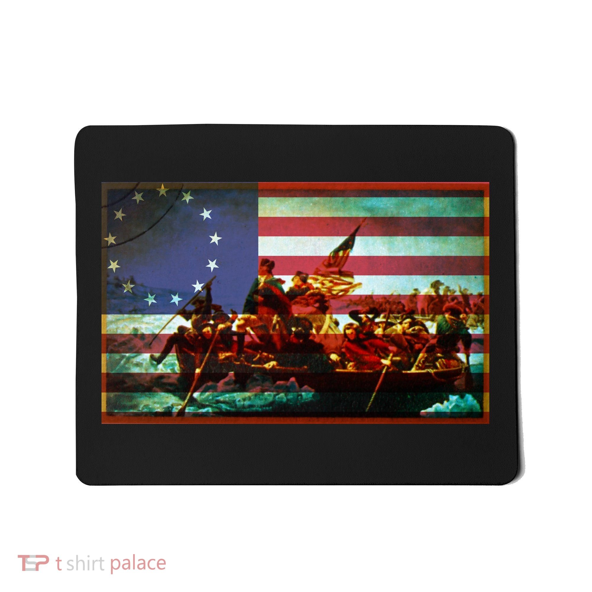 Patriotic Betsy Ross The Crossing Of Delaware Mousepad
