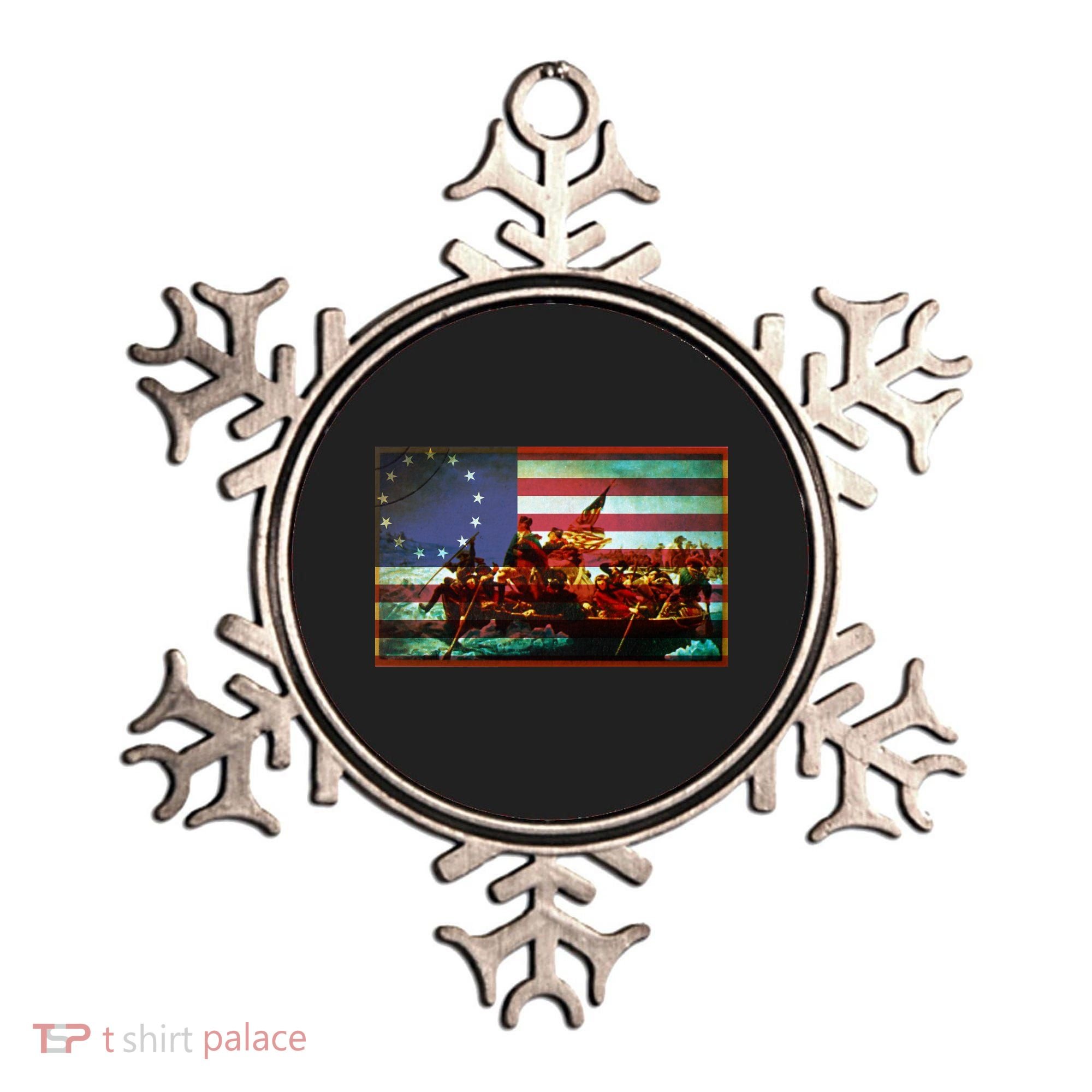 Patriotic Betsy Ross The Crossing Of Delaware Ornament