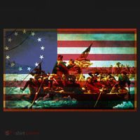 Patriotic Betsy Ross The Crossing Of Delaware Ornament thumb 1