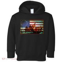 Patriotic Betsy Ross The Crossing Of Delaware Toddler Hoodie thumb 0