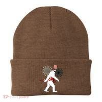 Patriotic Bigfoot Fireworks 4th of July Beanie thumb 0