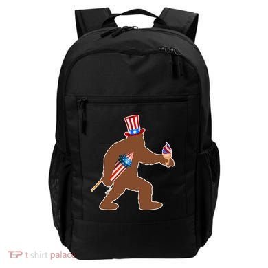 Patriotic Bigfoot Fireworks USA Backpack