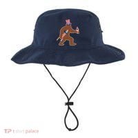 Patriotic Bigfoot Fireworks USA Bucket Hat thumb 0