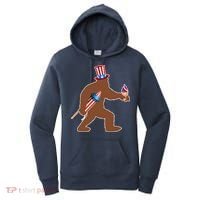 Patriotic Bigfoot Fireworks USA Women's Hoodie thumb 0