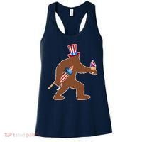Patriotic Bigfoot Fireworks USA Women's Tank Top thumb 0