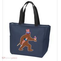 Patriotic Bigfoot Fireworks USA Tote Bag thumb 3