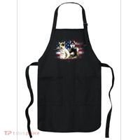 Patriotic Cat And Wolf Troops Apron thumb 0