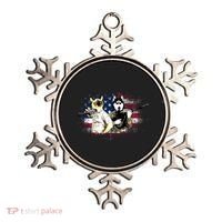 Patriotic Cat And Wolf Troops Ornament thumb 0