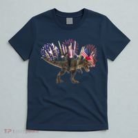 Patriotic Donald Trump On A Dinosaur T-Shirt thumb 5