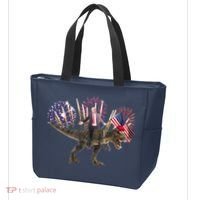 Patriotic Donald Trump On A Dinosaur Tote Bag thumb 3
