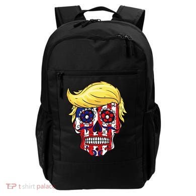 Patriotic Donald Trump Sugar Skull Backpack