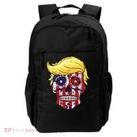 Patriotic Donald Trump Sugar Skull Backpack thumb 0