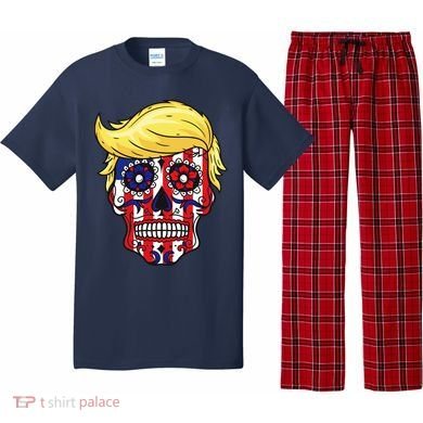 Patriotic Donald Trump Sugar Skull Pajama Set