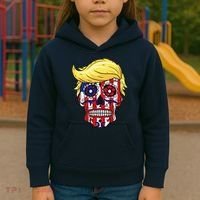 Patriotic Donald Trump Sugar Skull Kids Hoodie thumb 3