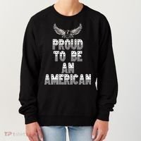Patriotic Eagle Proud To Be An American Women's Sweatshirt thumb 0