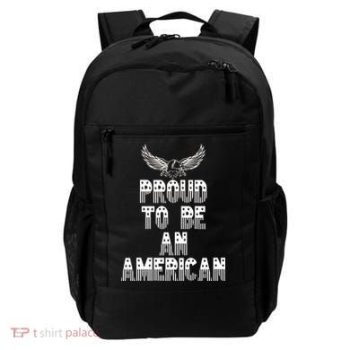 Patriotic Eagle Proud To Be An American Backpack