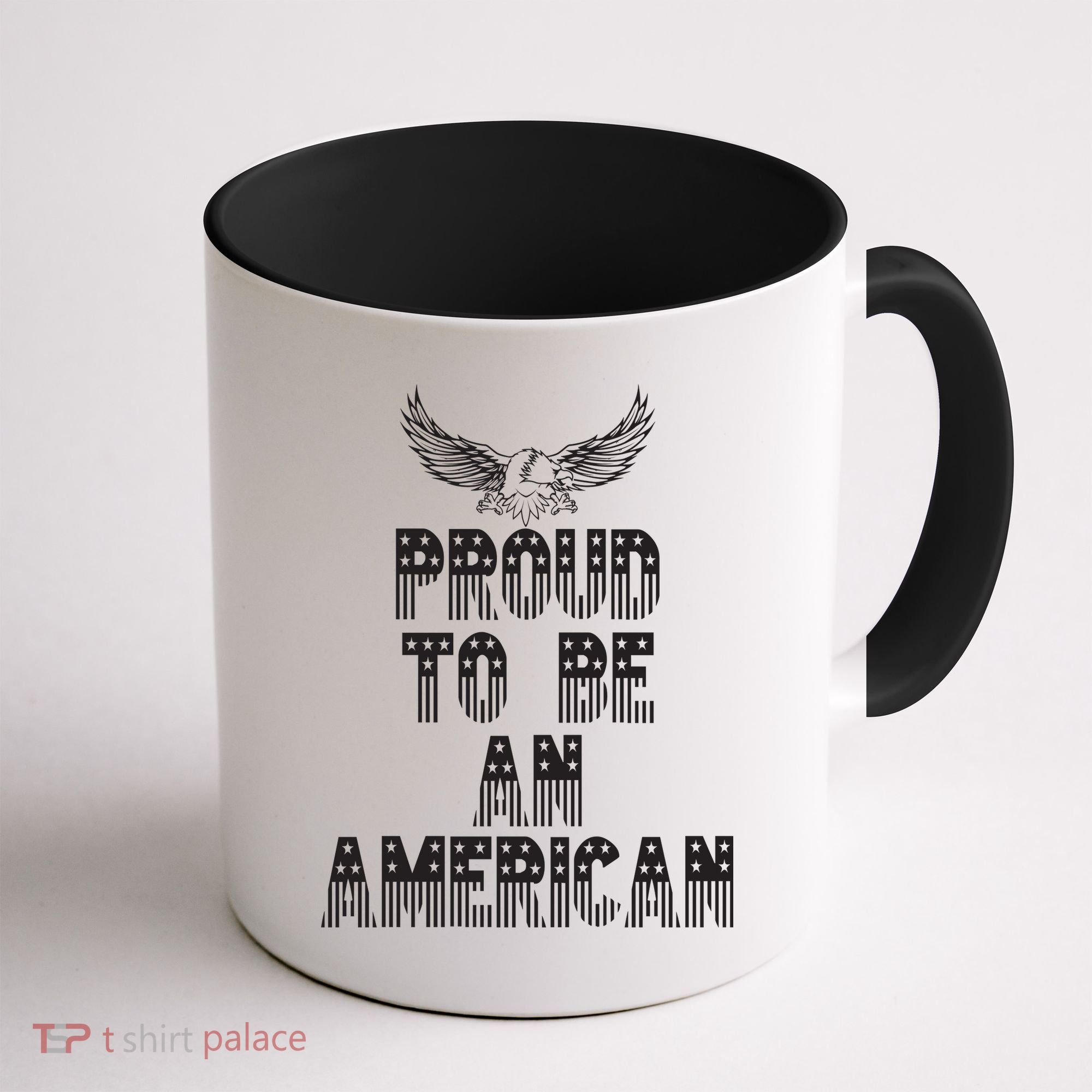 Patriotic Eagle Proud To Be An American Coffee Mug