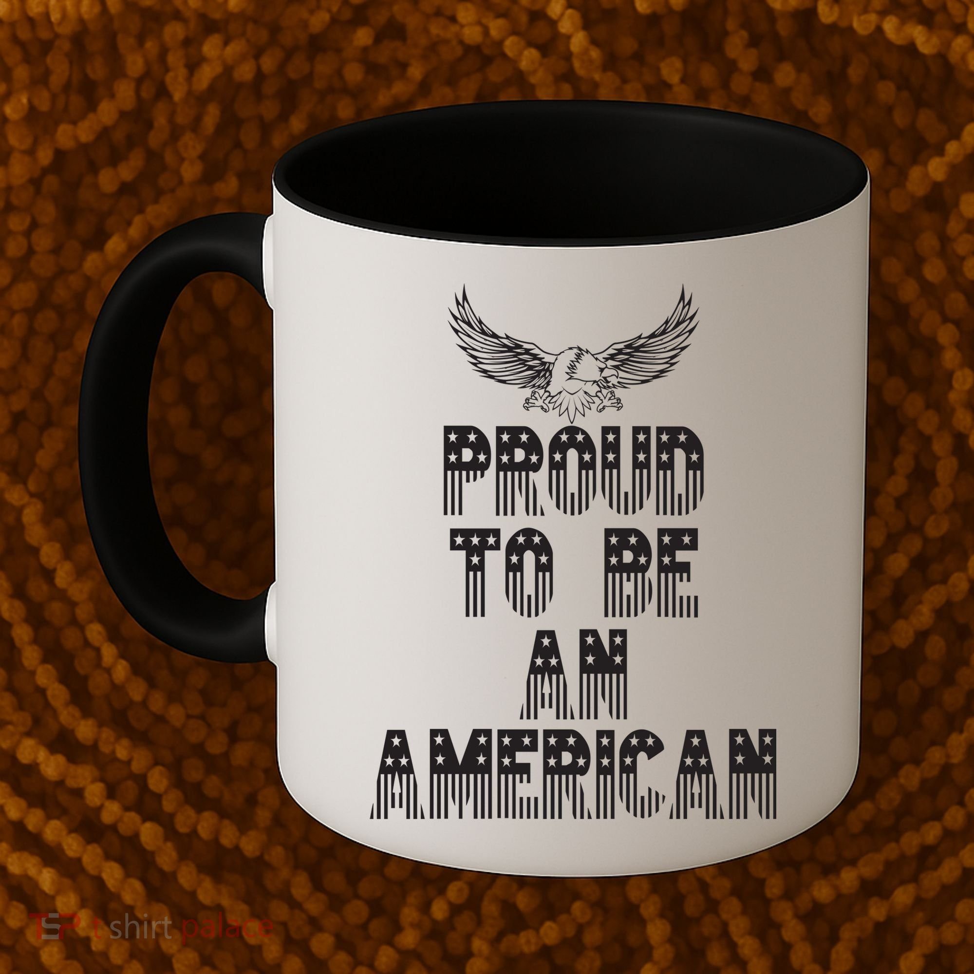 Patriotic Eagle Proud To Be An American Coffee Mug