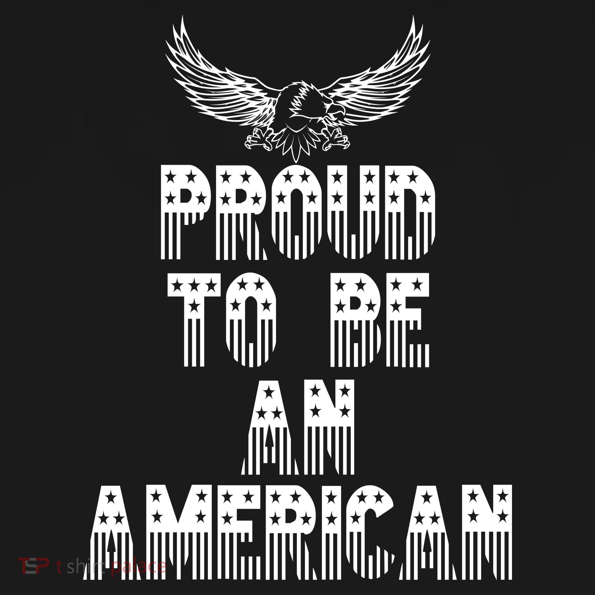 Patriotic Eagle Proud To Be An American Women's Hoodie