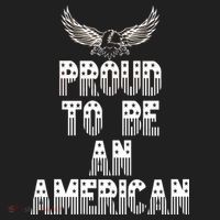 Patriotic Eagle Proud To Be An American Golf Towel thumb 3