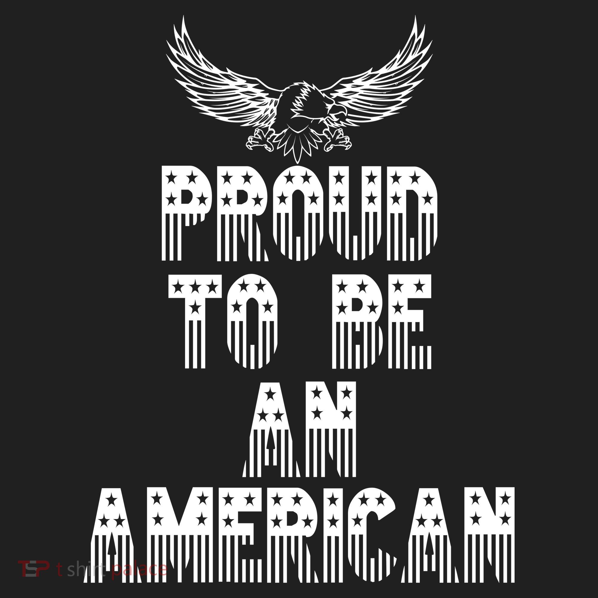 Patriotic Eagle Proud To Be An American Golf Towel